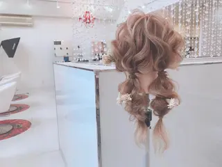 セミロング LINOET名古屋 ブリーチ/ハイトーンのヘアスタイル