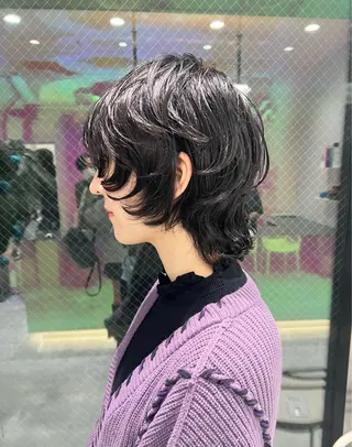 ショート カラー パーマ KANAMI 🌏のヘアスタイル