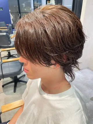 カラー メンズ メンズ限定そらパーマ カラーモデル募集🐝のヘアスタイル