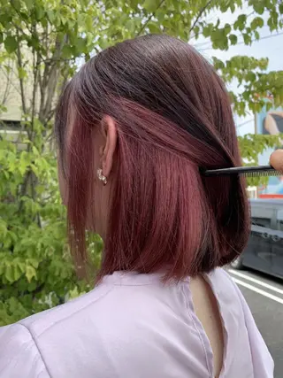 カラー ✨透明感カラー✨ 縮毛矯正🌟石川菜摘のヘアスタイル
