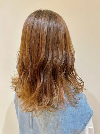 ミディアム 🎗副店長/井上 竜 ブリーチ指名No.1のヘアスタイル