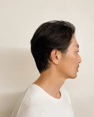 ミディアム メンズ 天川 太生のヘアスタイル