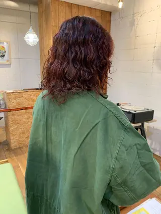 ミディアム パーマ 【takk】 ナカヤママサヨシのヘアスタイル