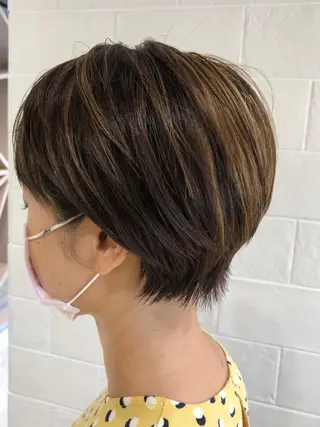 ショート カラー ブリーチモデル募集中 小柴のヘアスタイル