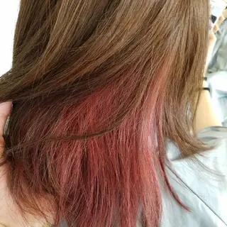 ミディアム カラー 加藤 拓麻のヘアスタイル