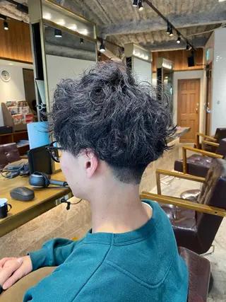 ショート メンズツイスパ ショートフクヤマシンのヘアスタイル