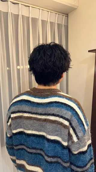 パーマ モテメンズヘア／ 艶カラー YURIのヘアスタイル