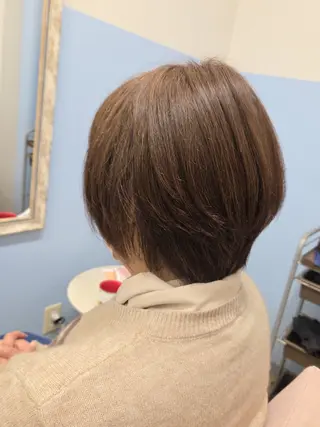ショート カラー のむら りさのヘアスタイル