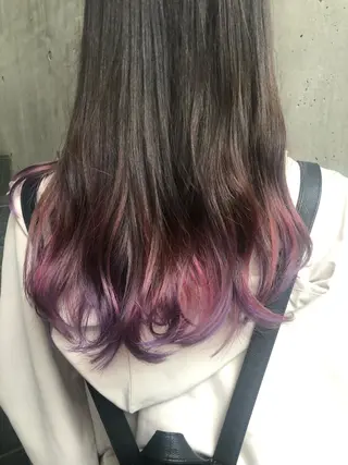 セミロング 原宿サロン代表 デザインカラー伊藤卓のヘアスタイル