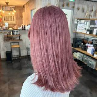 セミロング カラー 枚方 tomee 🦋南部 しほ🦋のヘアスタイル