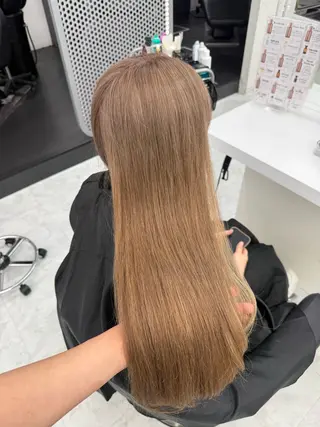 ロング カラー 🥂上品ワンホンヘア 🥂nozomiのヘアスタイル