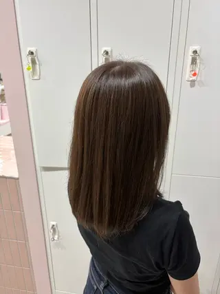 ミディアム NAOTO 髪質改善のヘアスタイル