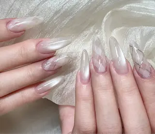 ネイル candy nail 韓国風ワンホンネイルのネイルデザイン