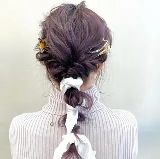 ロング ヘアアレンジ 🌼 アユカのヘアスタイル