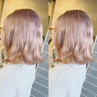 ミディアム カラー yoriダブルカラー 代表すがわらのヘアスタイル