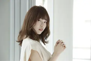 セミロング カラー 韓国ヘアならお任せ！ 小辻李菜💕のヘアスタイル