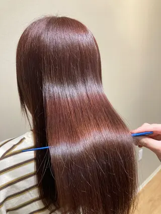 ミディアム カラーモデル/ つくば市みどりののヘアスタイル