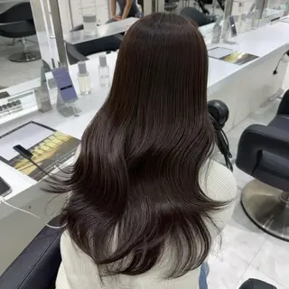 カラー ブリーチなし🪽 透明感/横浜🪞のヘアスタイル
