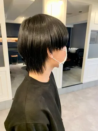 ショート メンズ 美髪矯正・髪質改善 【中村吉孝】のヘアスタイル