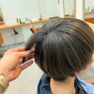 ショート カラー メンズ navile原宿 yumaのヘアスタイル