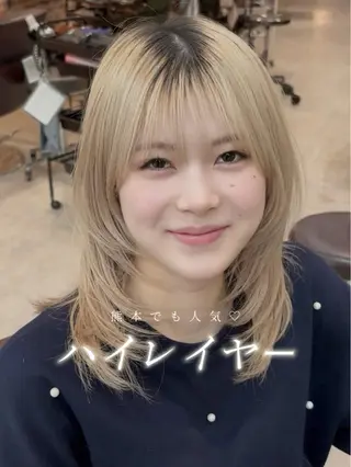 ミディアム &.越冨 レイヤー/ 顔周り特化/髪質改善のヘアスタイル