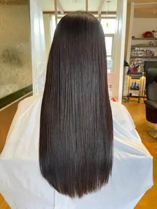 ロング 梶谷 和希のヘアスタイル