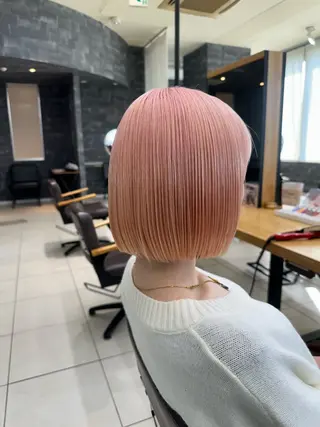 ミディアム カラー 💎ハイトーン× 透明感カラー Rioのヘアスタイル