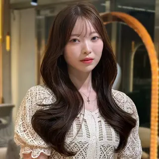 ロング ボブ/韓国ヘア 美髪矯正🦋村松優斗のヘアスタイル