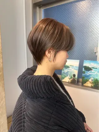 ショート 濱岸 蓮央のヘアスタイル