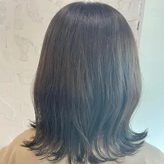ミディアム カラー ヘアアレンジ 🎀レイヤー 透明感 カラーyuuri🎀のヘアスタイル