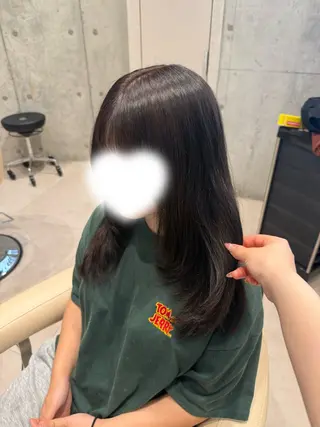 ロング 木村 智美のヘアスタイル