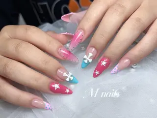 ネイル M 🌷Nail 長さだし専門店のネイルデザイン