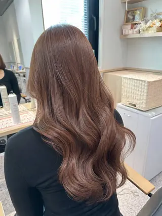カラー 透明感/艶カラー 🫧 ユイナのヘアスタイル