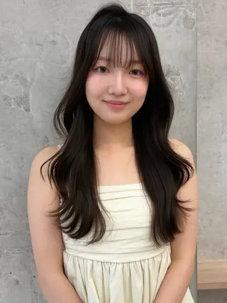 ロング めぐみ/レイヤー🤎 ブリーチなしカラーのヘアスタイル