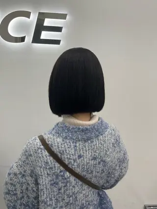 ショート うる艶ワンホン/ HINANO🩶のヘアスタイル