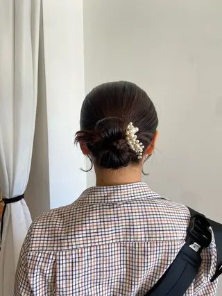 ヘアアレンジ まつ あみのヘアスタイル