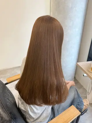 ロング カラー ヘアアレンジ Himawari♡ 柔らかいカラーのヘアスタイル