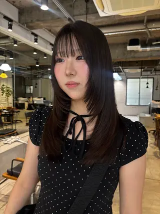 ミディアム 🎀抜け感ナチュラル 🎵asuna🪽のヘアスタイル