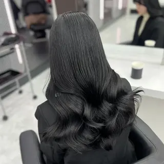 ロング カット💜モデル募集 アカデミー札幌のヘアスタイル