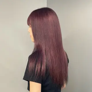 ロング カラー ヘアアレンジ fifth 石川 凪のヘアスタイル