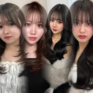 ミディアム MISAKI/韓国 透明感カラー🎀のヘアスタイル