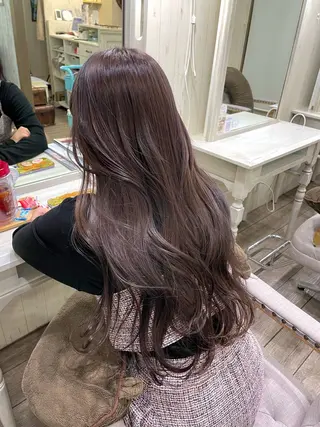 ロング ネモトメイナ🌿 今月末で退職しますのヘアスタイル