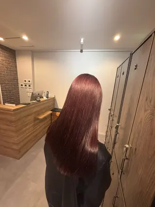 ロング カラー ✨髪質改善カラー✨ ストレート☔脇田のヘアスタイル