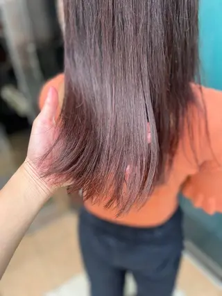 ロング カラー 久木原 ゆりのヘアスタイル