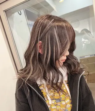 セミロング カラー 指名数No.1 /NAOYAのヘアスタイル