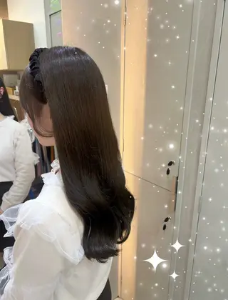セミロング カラー 新宿駅近♡個室 ♡関口三都季🌜のヘアスタイル