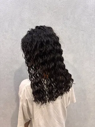 ロング パーマ キッズ カーリーパーマ/ ボブパーマ/さくらのヘアスタイル