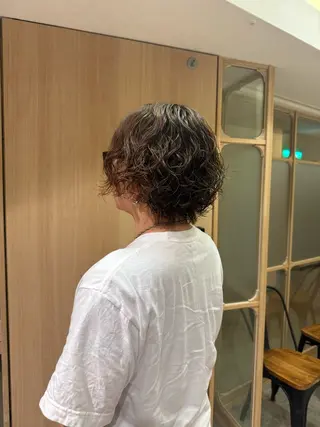 ショート パーマ RosierBlue 工藤のヘアスタイル