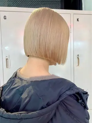 ショート 💘ハイトーン💘 ayameのヘアスタイル