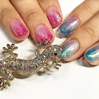 ネイル 渋谷/チップ長さ出し 👑アプレgel-xのネイルデザイン